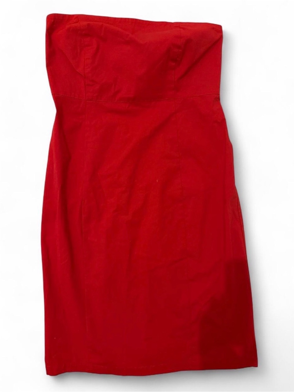 GAP Strapless Red Sheath Dress